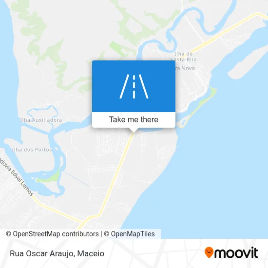 Rua Oscar Araujo map