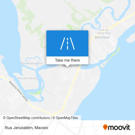 Rua Jerusalém map