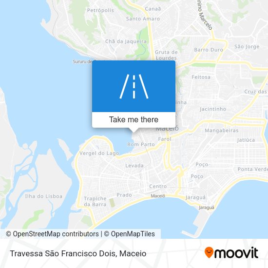 Travessa São Francisco Dois map