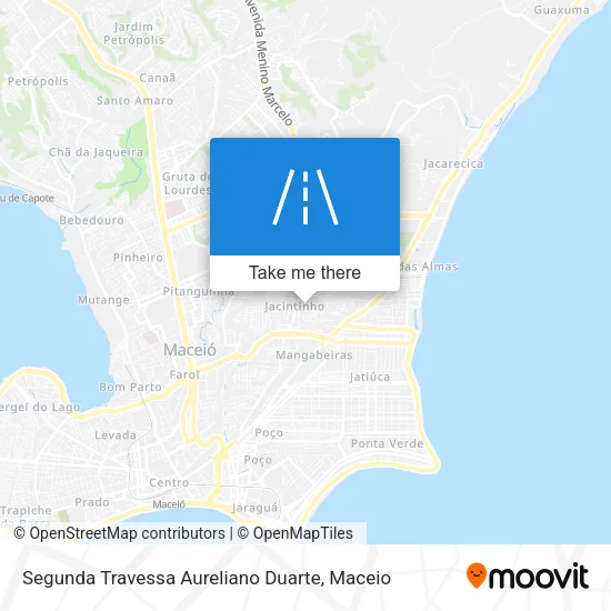 Segunda Travessa Aureliano Duarte map