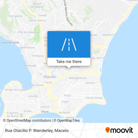 Rua Otacilio P. Wanderley map