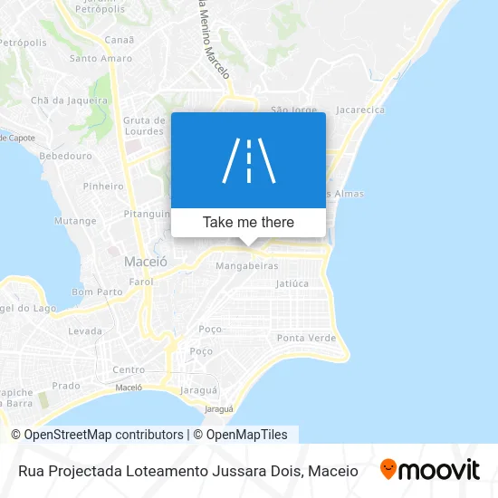 Rua Projectada Loteamento Jussara Dois map