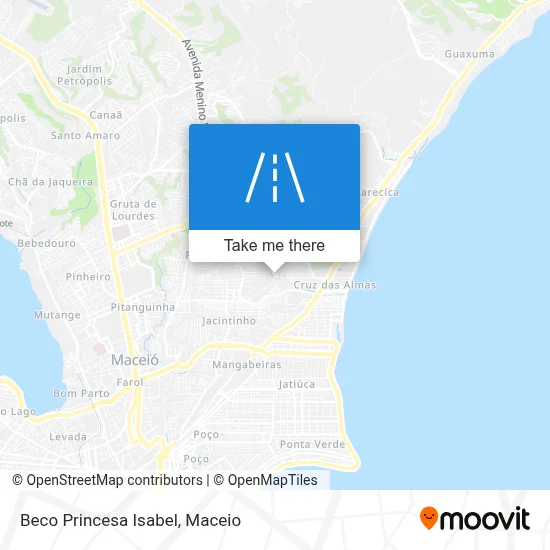 Beco Princesa Isabel map