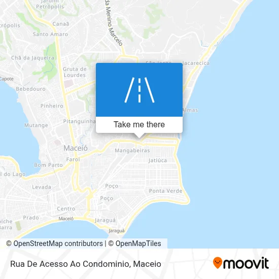 Rua De Acesso Ao Condominio map
