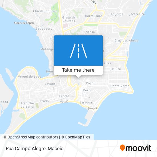Rua Campo Alegre map