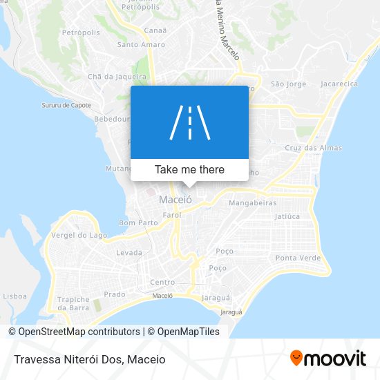 Travessa Niterói Dos map