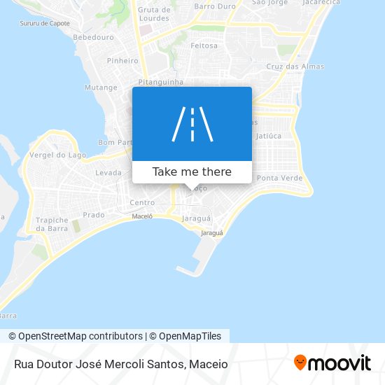 Mapa Rua Doutor José Mercoli Santos