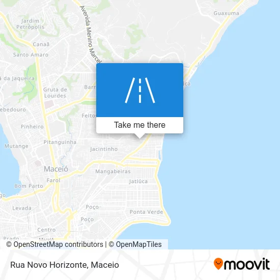 Rua Novo Horizonte map
