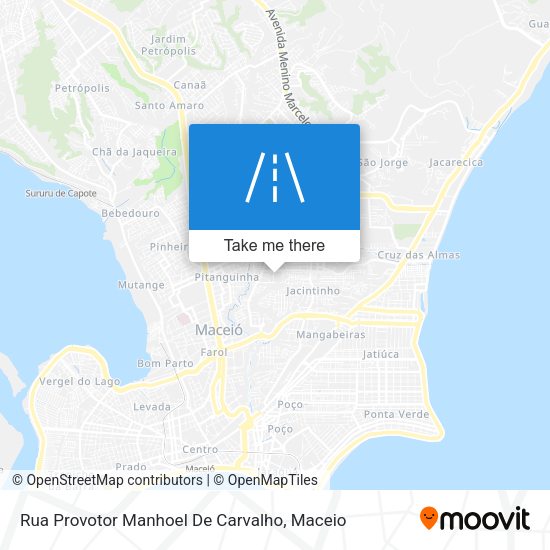 Rua Provotor Manhoel De Carvalho map