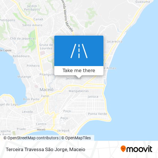 Terceira Travessa São Jorge map