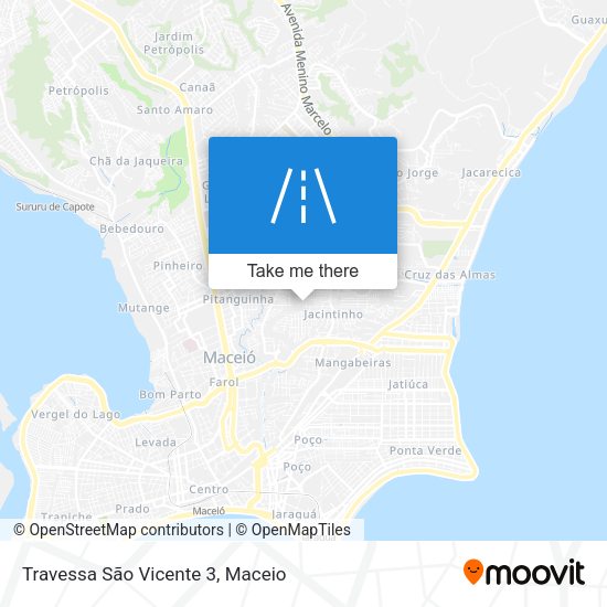 Travessa São Vicente 3 map