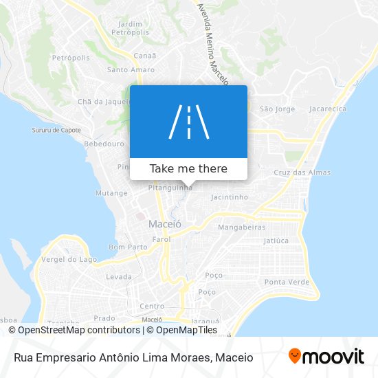 Rua Empresario Antônio Lima Moraes map