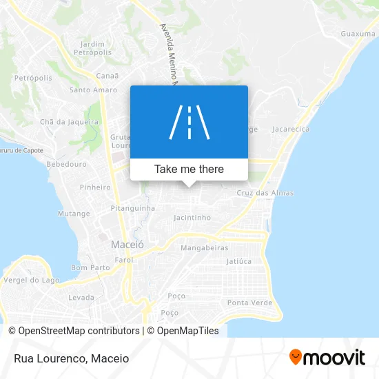 Rua Lourenco map