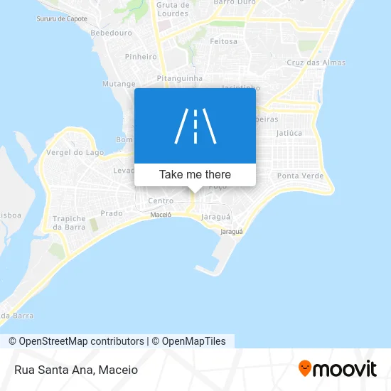 Rua Santa Ana map