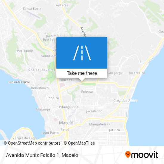 Avenida Muniz Falcão 1 map
