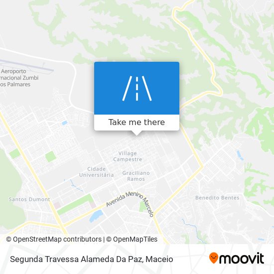 Segunda Travessa Alameda Da Paz map