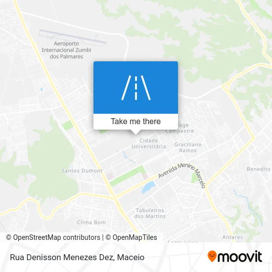 Rua Denisson Menezes Dez map