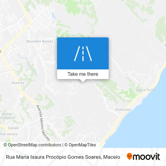 Rua Maria Isaura Procópio Gomes Soares map