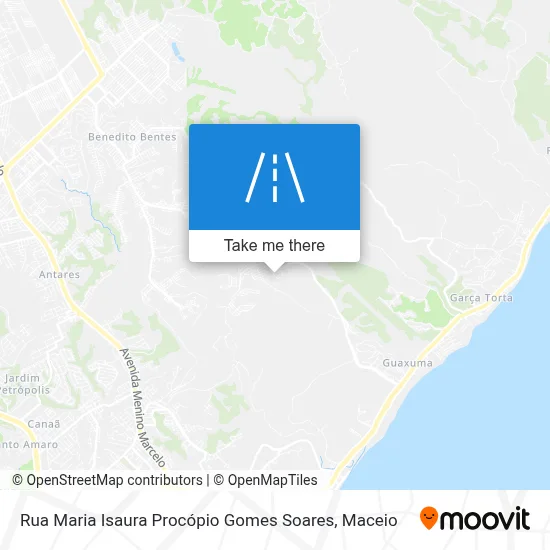 Rua Maria Isaura Procópio Gomes Soares map