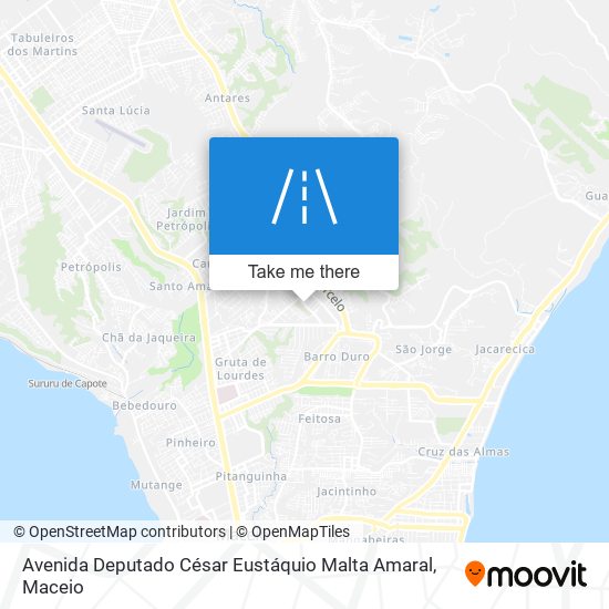 Avenida Deputado César Eustáquio Malta Amaral map