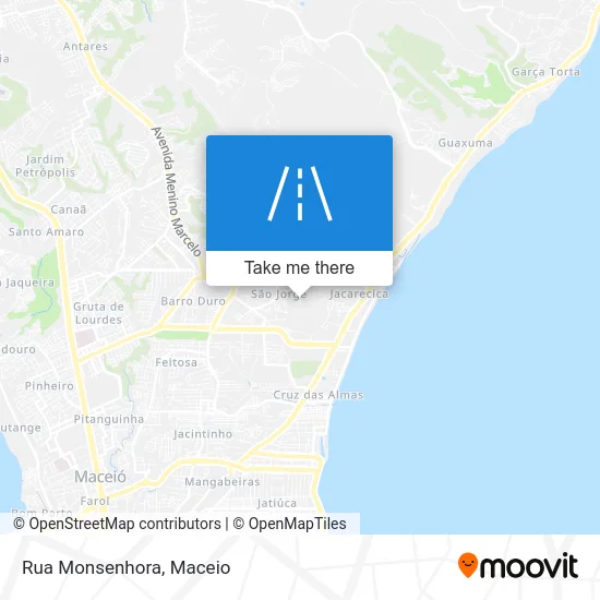 Rua Monsenhora map