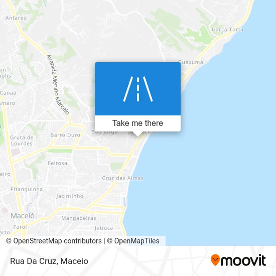 Rua Da Cruz map