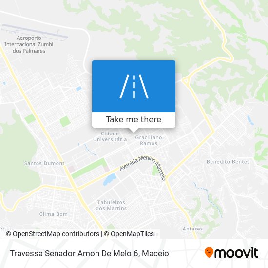 Mapa Travessa Senador Amon De Melo 6