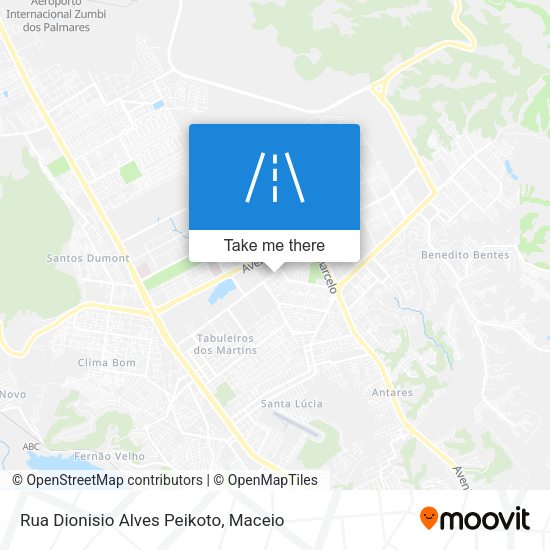 Rua Dionisio Alves Peikoto map