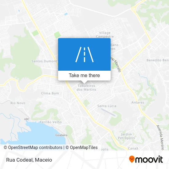Rua Codeal map