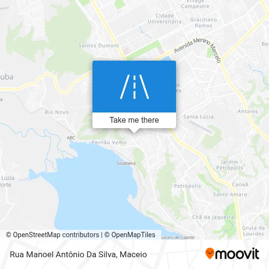 Rua Manoel Antônio Da Silva map