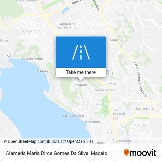 Alameda Maria Dirce Gomes Da Silva map