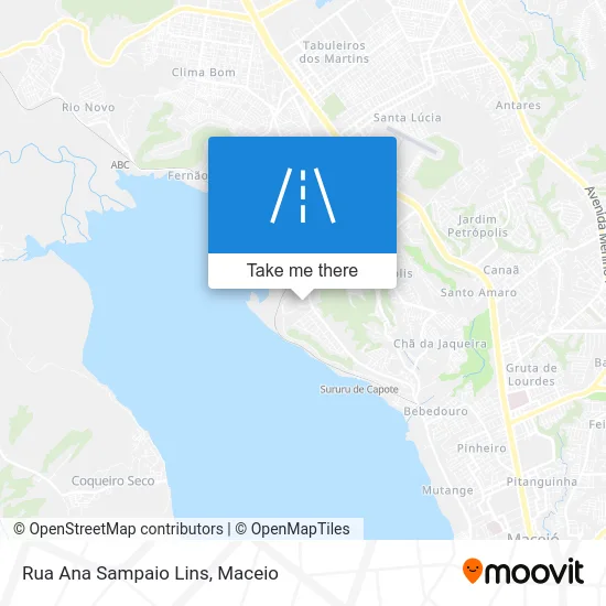 Rua Ana Sampaio Lins map