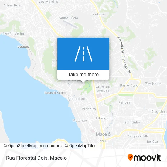 Rua Florestal Dois map