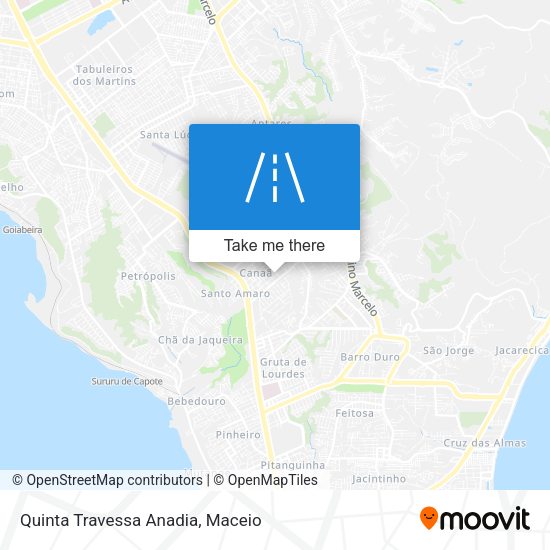 Quinta Travessa Anadia map