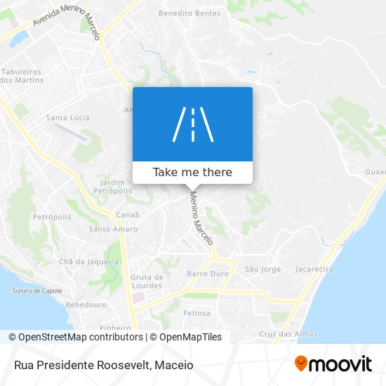 Rua Presidente Roosevelt map