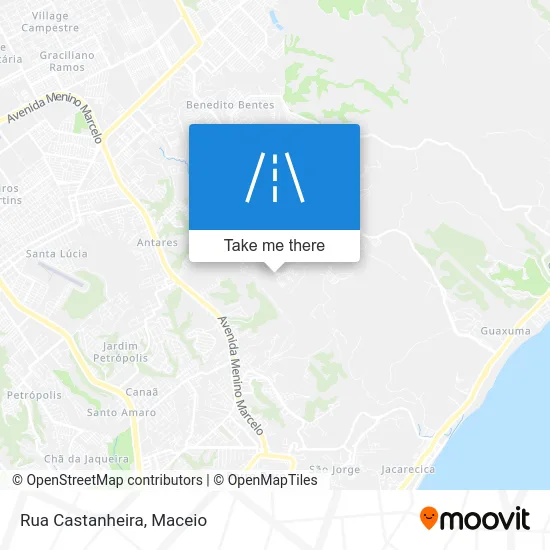 Rua Castanheira map
