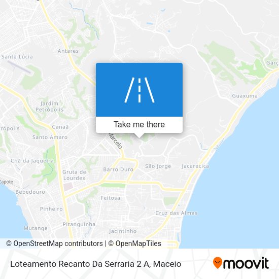Loteamento Recanto Da Serraria 2 A map