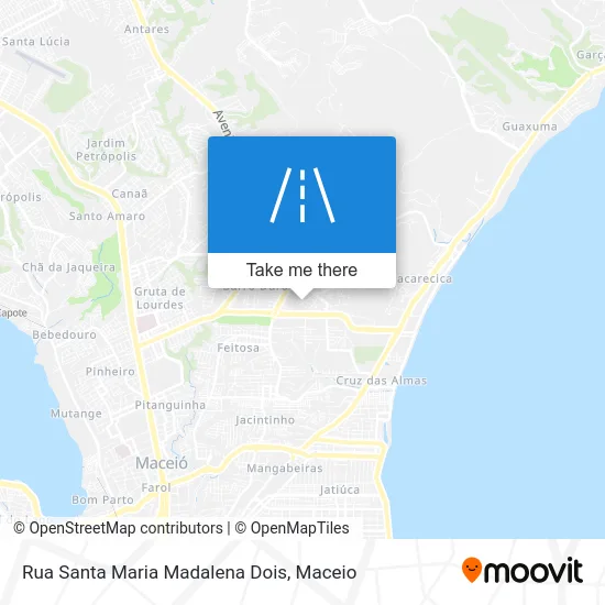 Rua Santa Maria Madalena Dois map