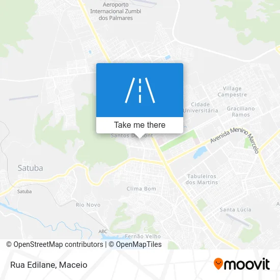 Rua Edilane map
