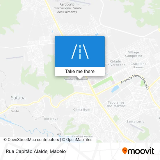 Rua Capitão Aiaide map