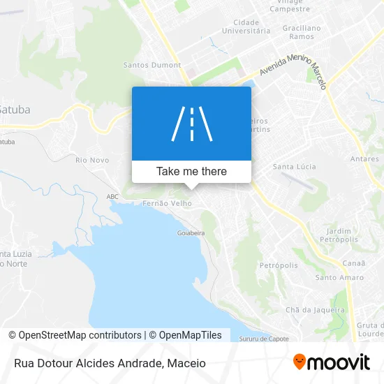 Rua Dotour Alcides Andrade map