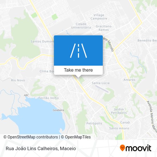 Rua João Lins Calheiros map