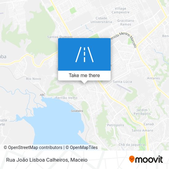 Rua João Lisboa Calheiros map