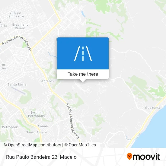 Rua Paulo Bandeira 23 map