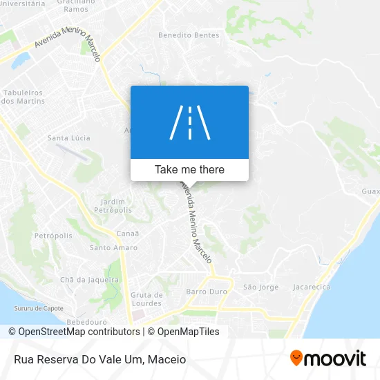 Rua Reserva Do Vale Um map