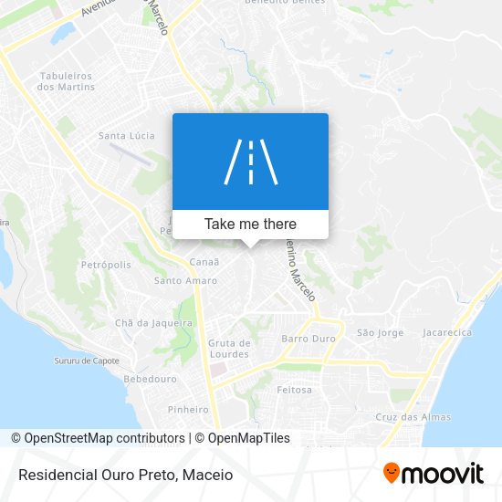 Residencial Ouro Preto map