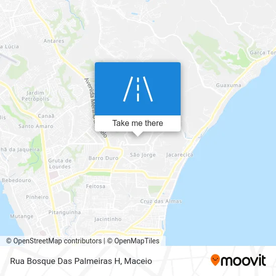Rua Bosque Das Palmeiras H map
