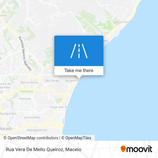 Rua Vera De Mello Queiroz map