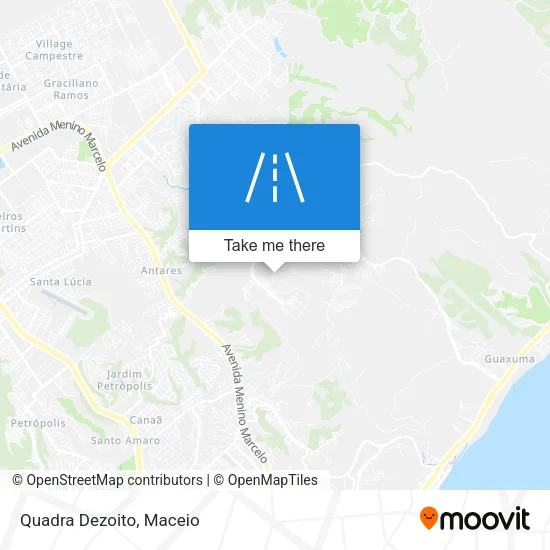 Quadra Dezoito map