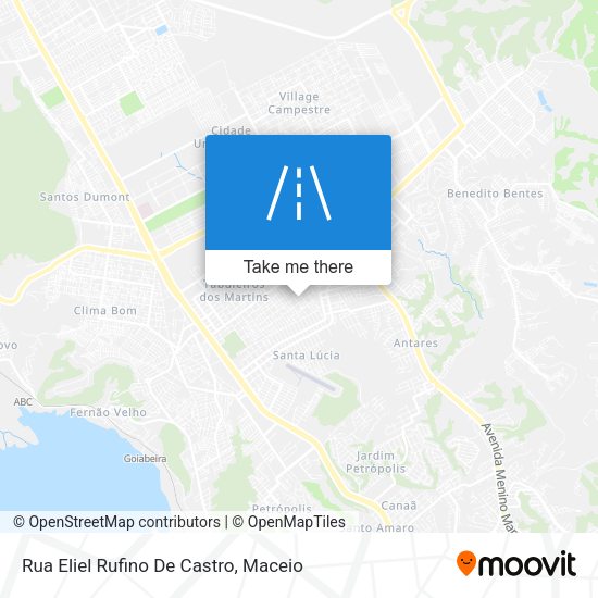 Rua Eliel Rufino De Castro map